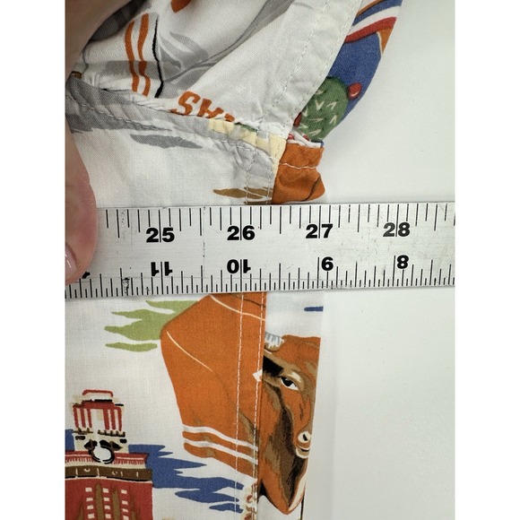 Reyn Spooner Vintage Texas Longhorns Champions Football Hawaiian Shirt Rayon XL - Picture 4 of 6
